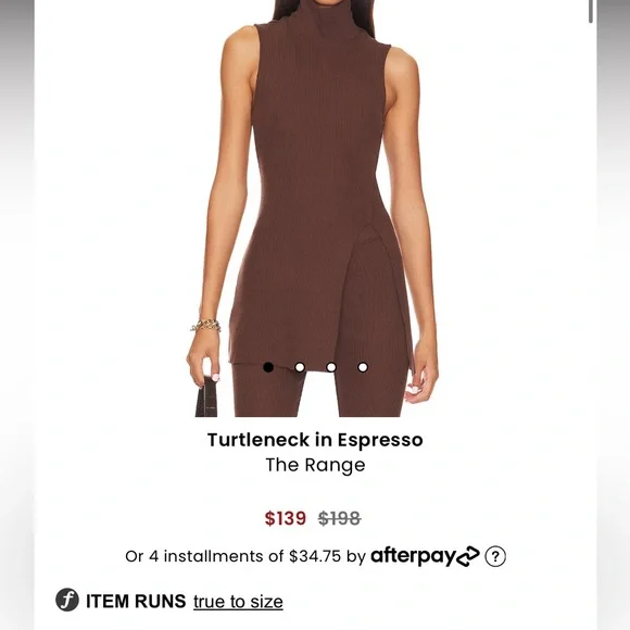 🆕 The Range Turtleneck and Slit Legging Set in Espresso